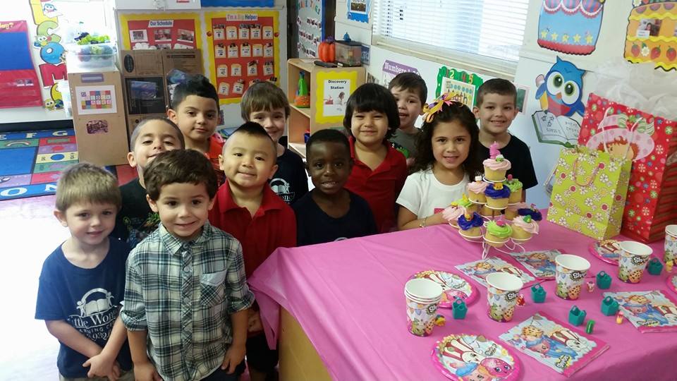 Class Around Birthday Girl